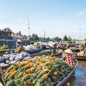 Can Tho Floating market