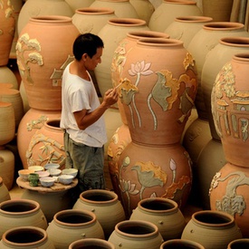 Bat Trang Pottery Village